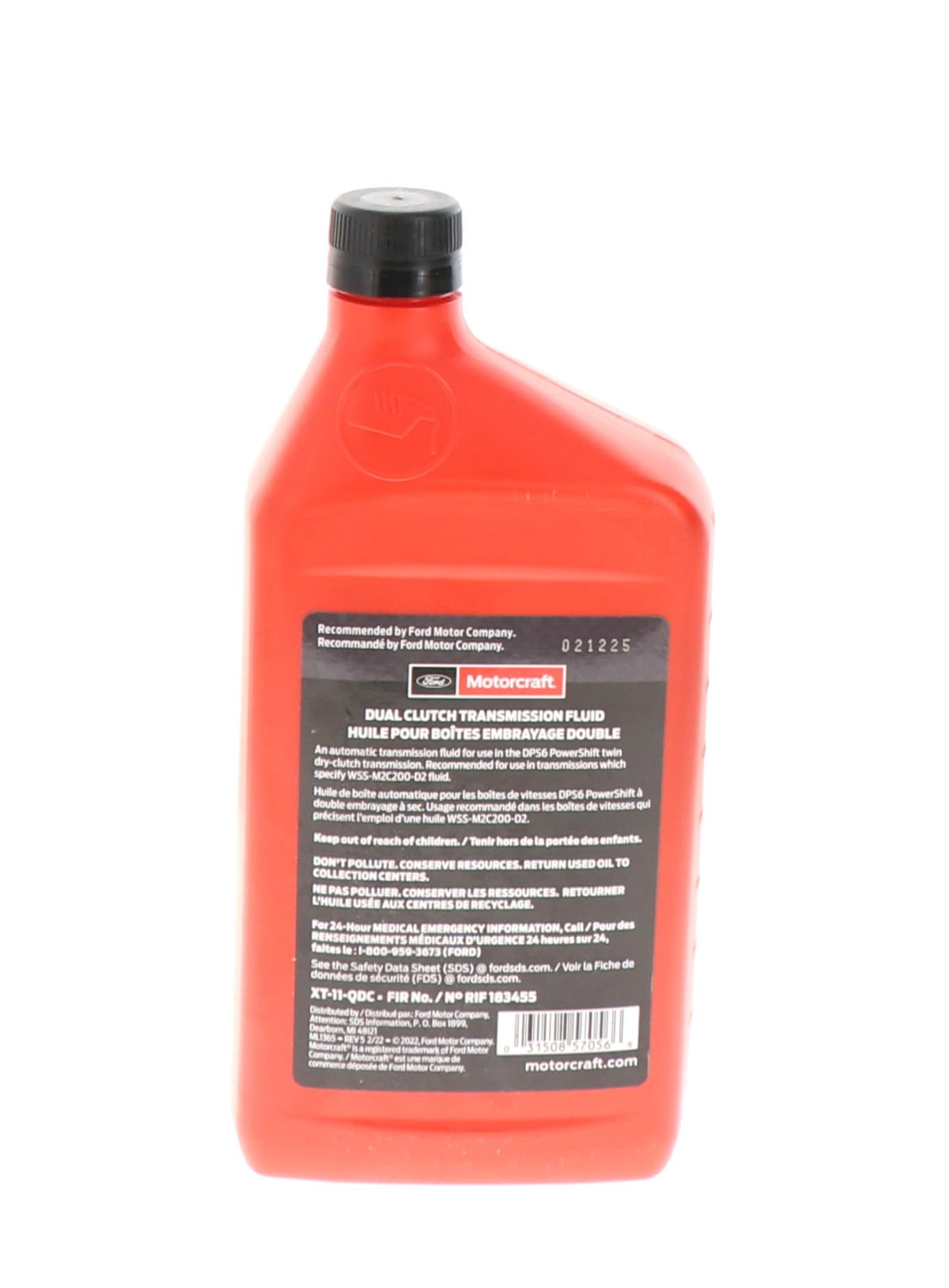 Motorcraft XT11QDC pouring into transmission tube demonstrating easy fill