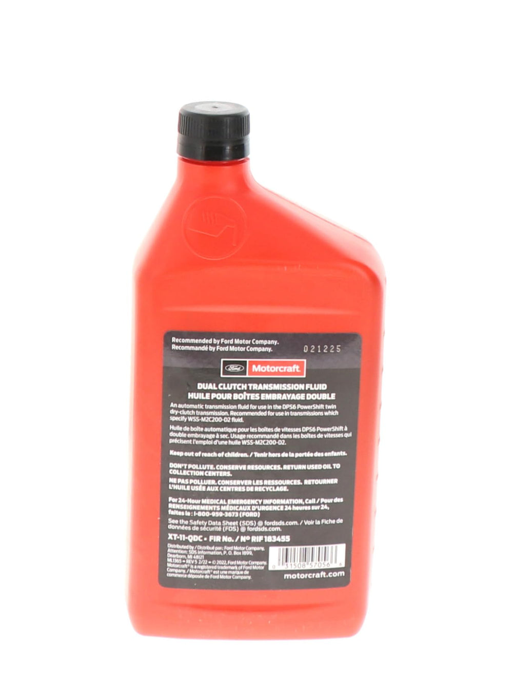 Motorcraft XT11QDC pouring into transmission tube demonstrating easy fill