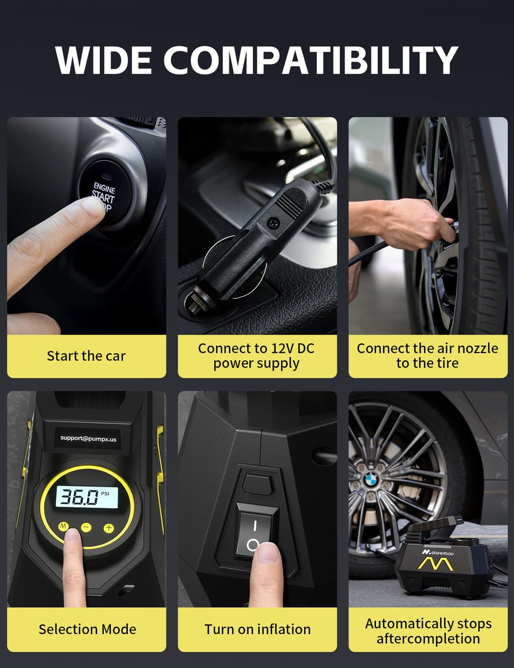 Motorenbau in glovebox demonstrating compact storage convenience