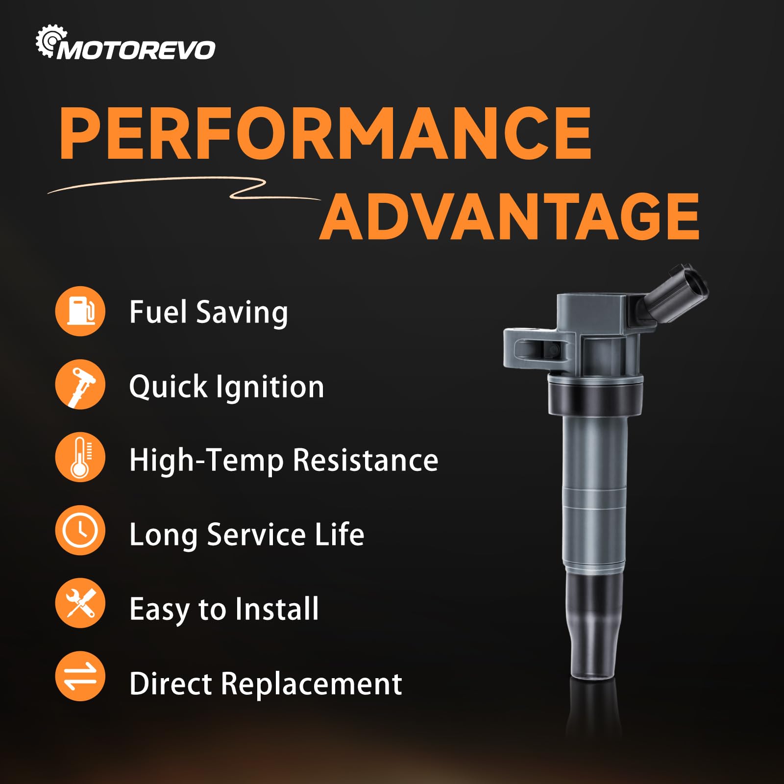 Motorevo kit packaging label highlighting part numbers and compatibility