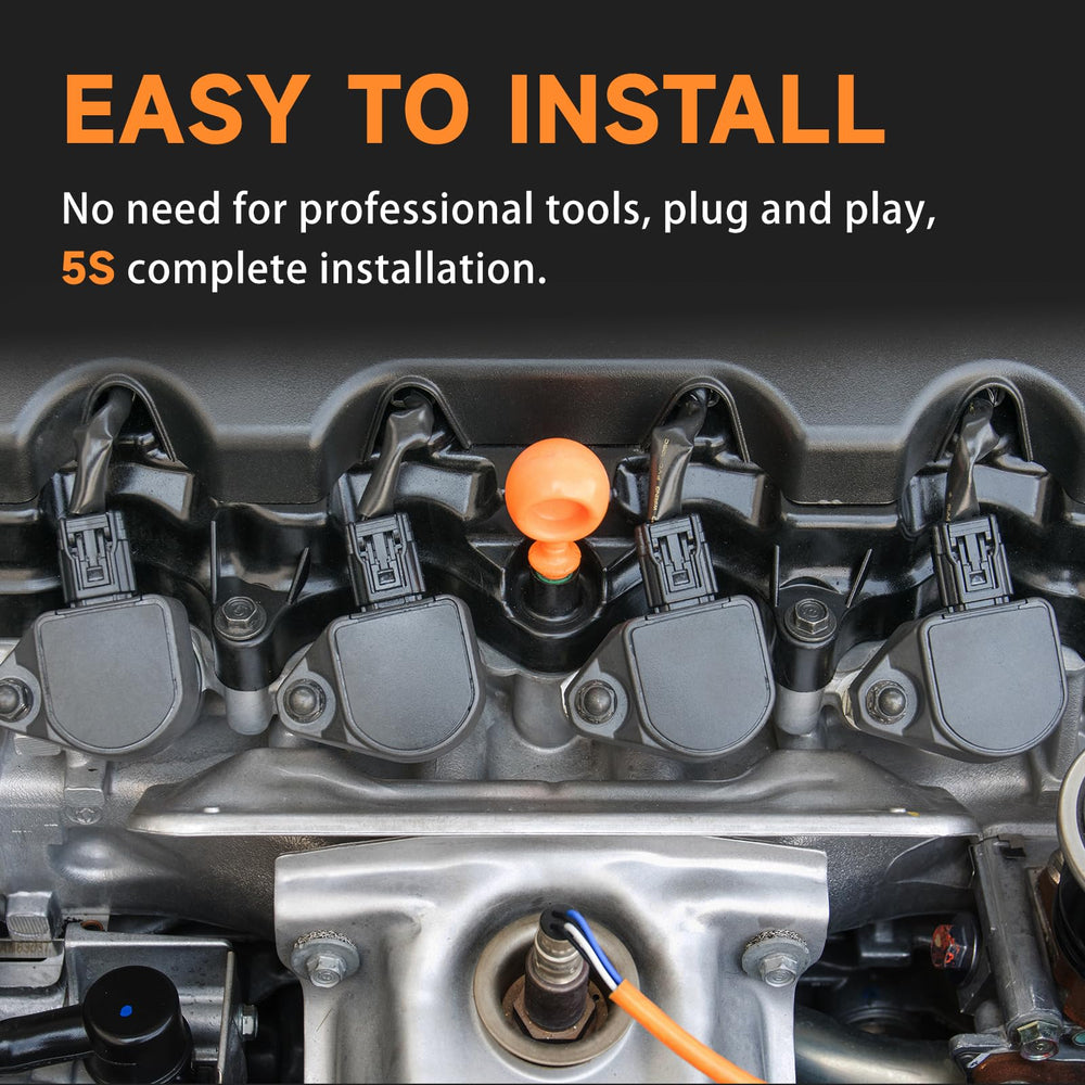 Motorevo in garage during install showing user-friendly installation benefit