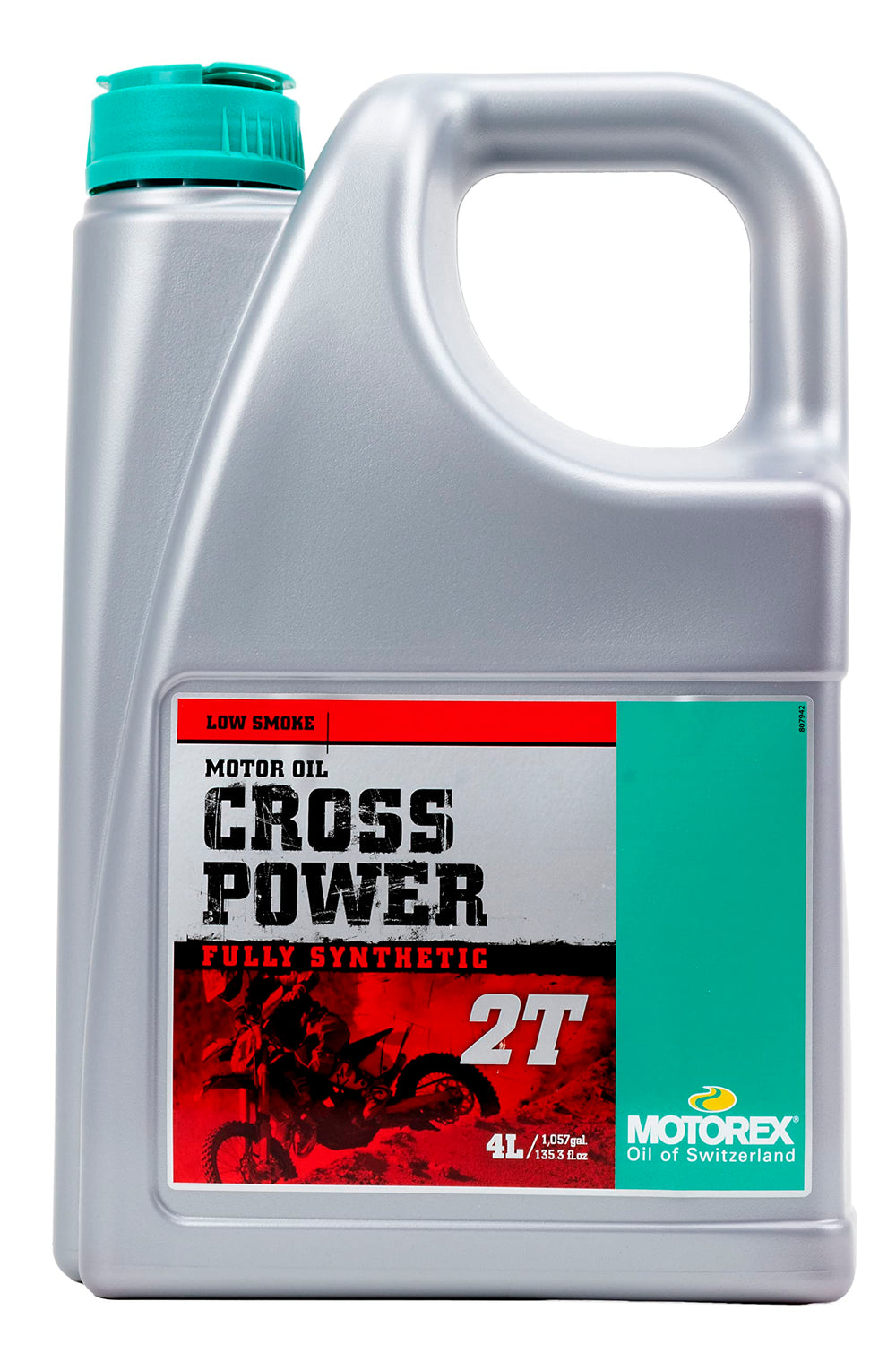 Motorex bottle placed on motocross bike showing in-use readiness and protection