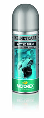 Motorex helmet care front packaging showing 200ml aerosol for quick cleaning