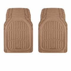 Motor Trend FlexTough front pair in beige showing full coverage and protection