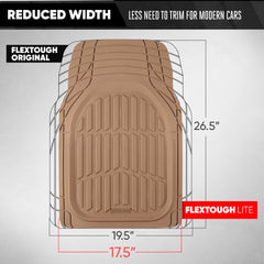 Motor Trend FlexTough beside ruler showing dimensions for precise trimming
