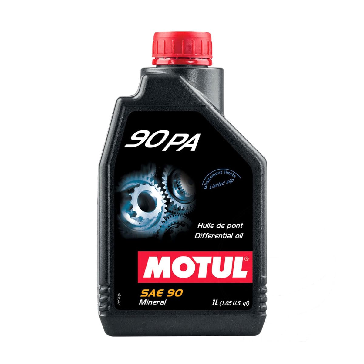 Motul 90 PA 1L bottle front label showing product and smooth differential performance