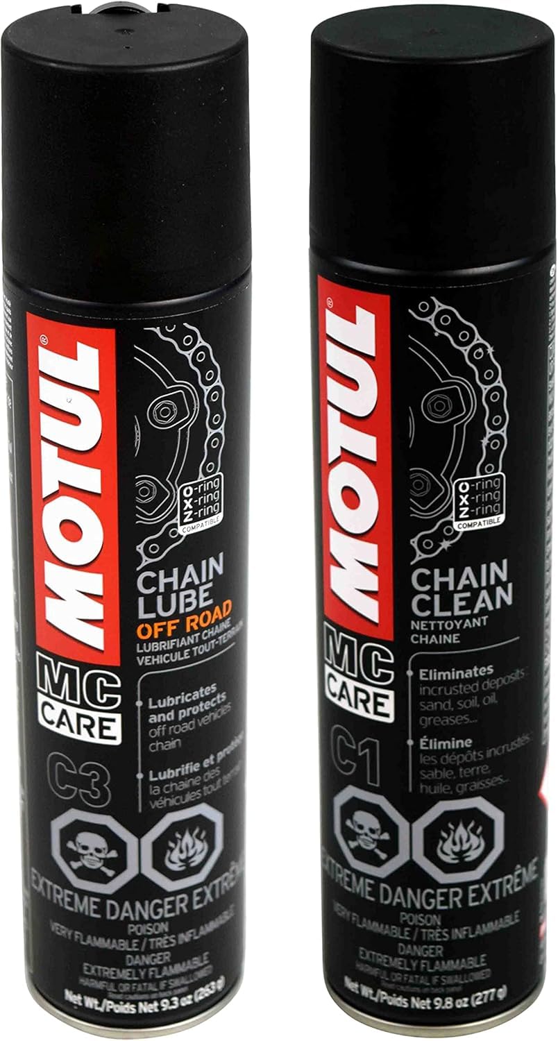 Motul C1 close up spray nozzle, precise application for safe cleaning