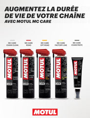 Motul C5 brush applicator closeup demonstrating precise placement and reduced overspray