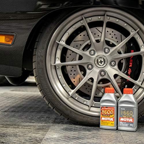 Motul close-up of cap and label highlighting safety information and fast identification
