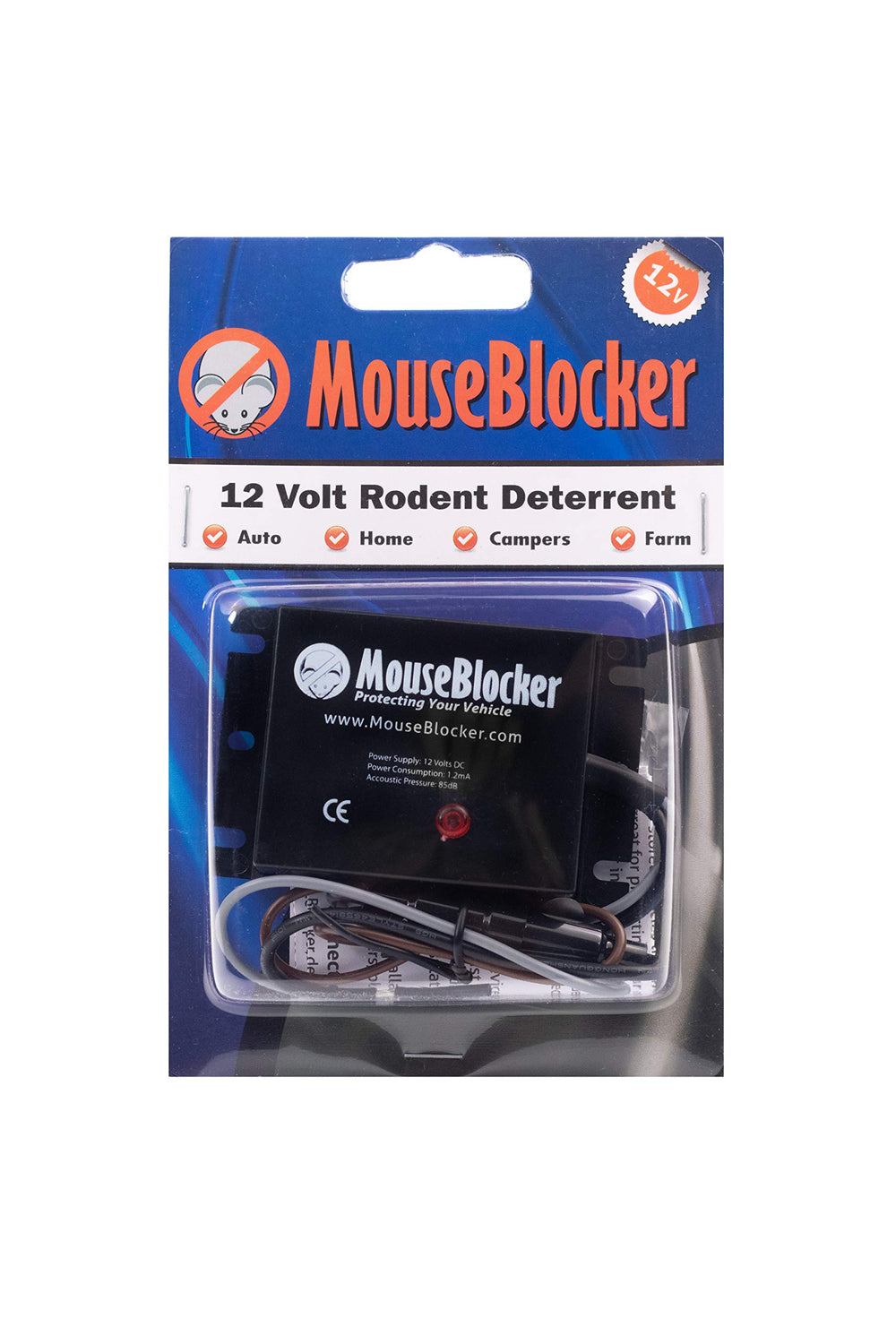 MouseBlocker beside deck of cards for size comparison highlighting compact design