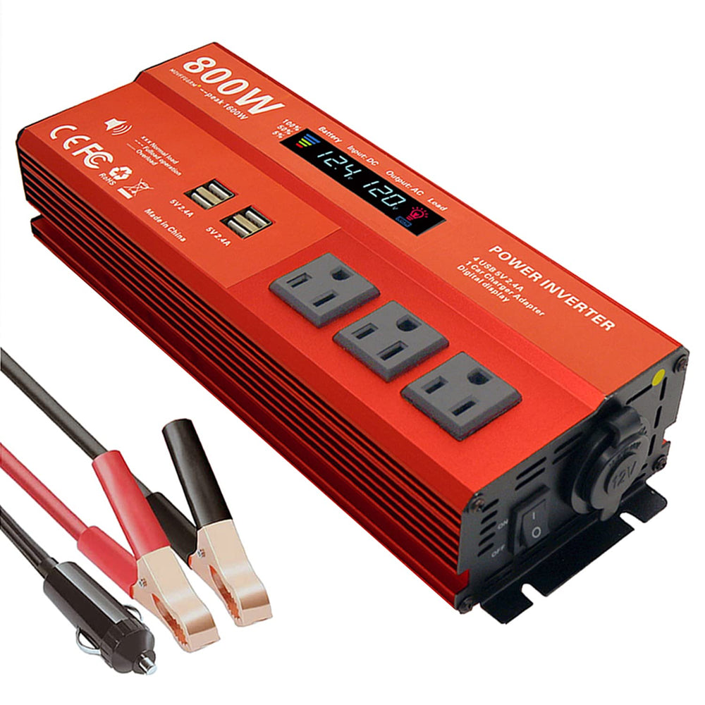 MOVFFGGRM front panel showing AC outlets USB ports and LCD for easy monitoring