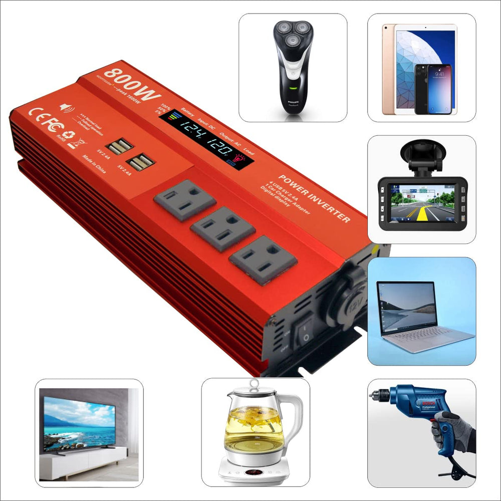 MOVFFGGRM connected to vehicle cigarette lighter for on-the-go power convenience