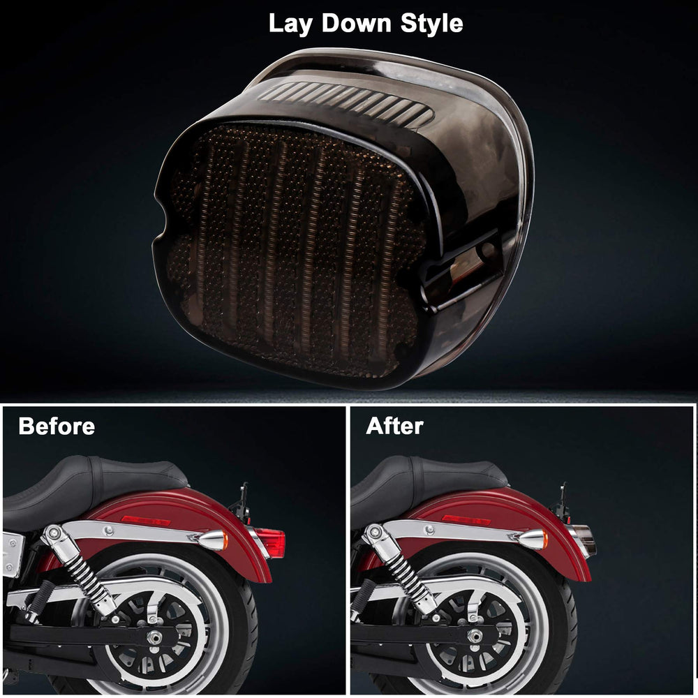 MOVOTOR tail light installed on fender illustrating low-profile fit and styling benefit
