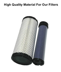 MOWFILL filters installed in mower airbox demonstrating proper fit and engine protection