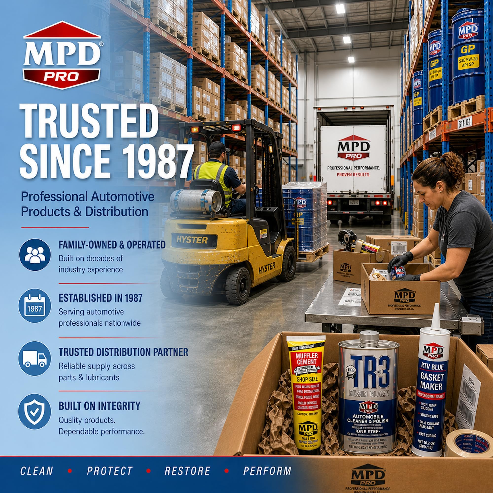 MPD Pro polished car parked outdoors highlighting enhanced glossy finish