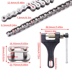 MRELC chain breaker closeup demonstrating easy on-site adjustments