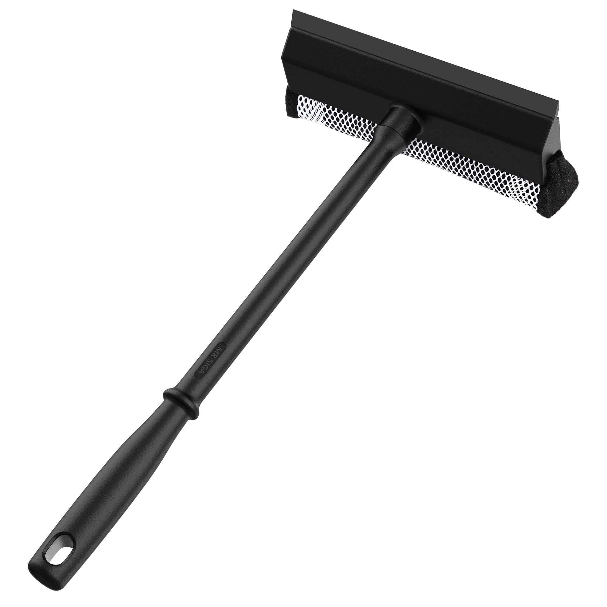 MR.SIGA front view of the 2-in-1 squeegee showing compact packaging and portability benefit