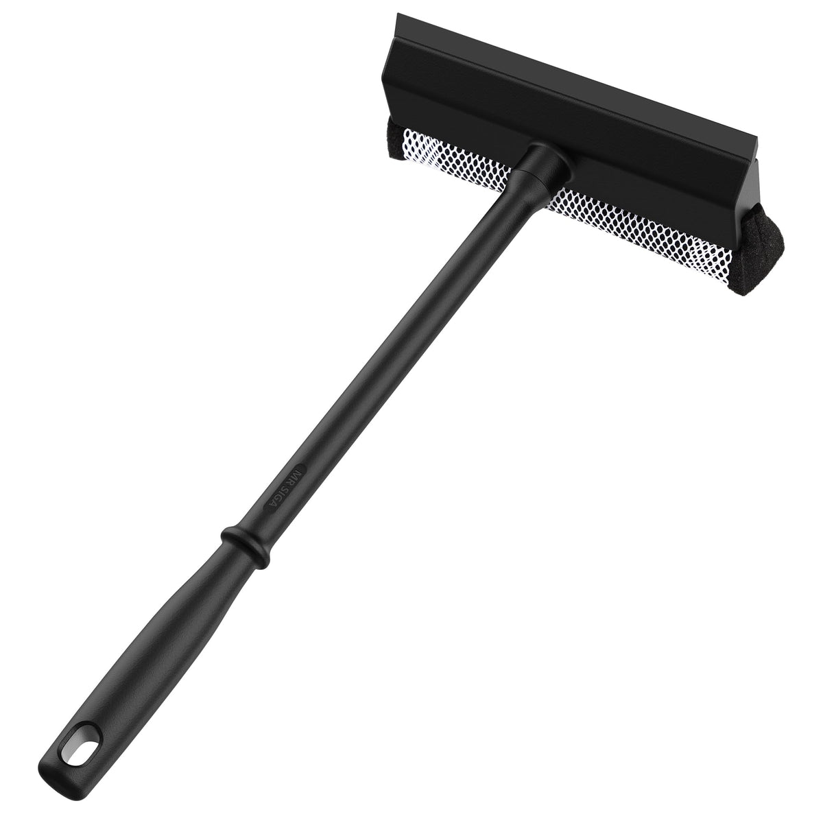 MR.SIGA front view of the 2-in-1 squeegee showing compact packaging and portability benefit