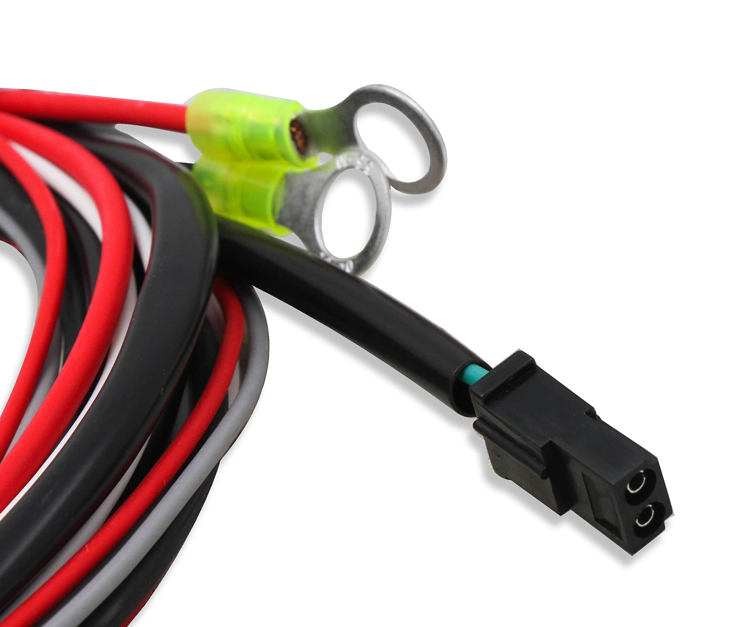 MSD wiring and tach output view, simplifies instrument hookup and signal reliability benefit