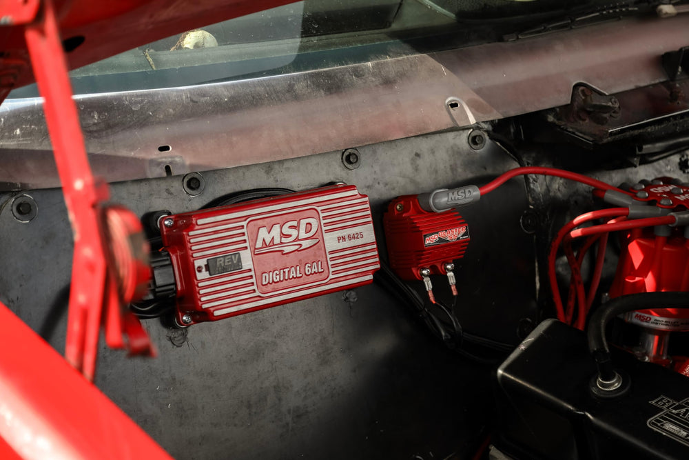 MSD 6425 next to ruler for size comparison showing compact form factor for tight spaces