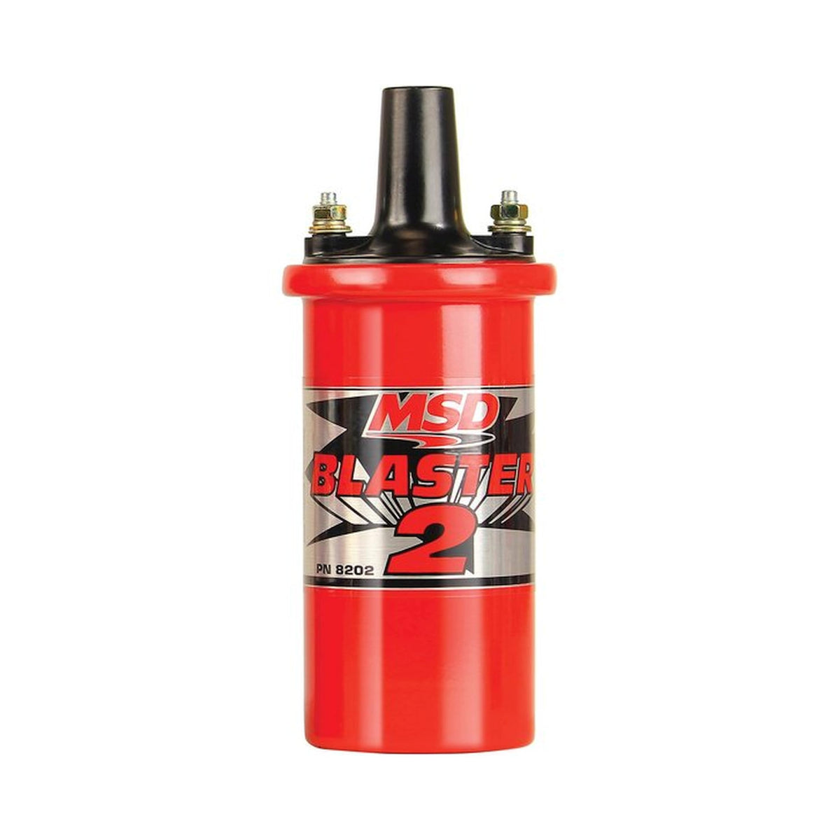 MSD 8202 front view showing compact red housing and mounting for easier upgrades