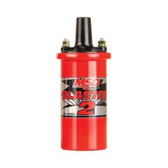 MSD 8202 front view showing compact red housing and mounting for easier upgrades