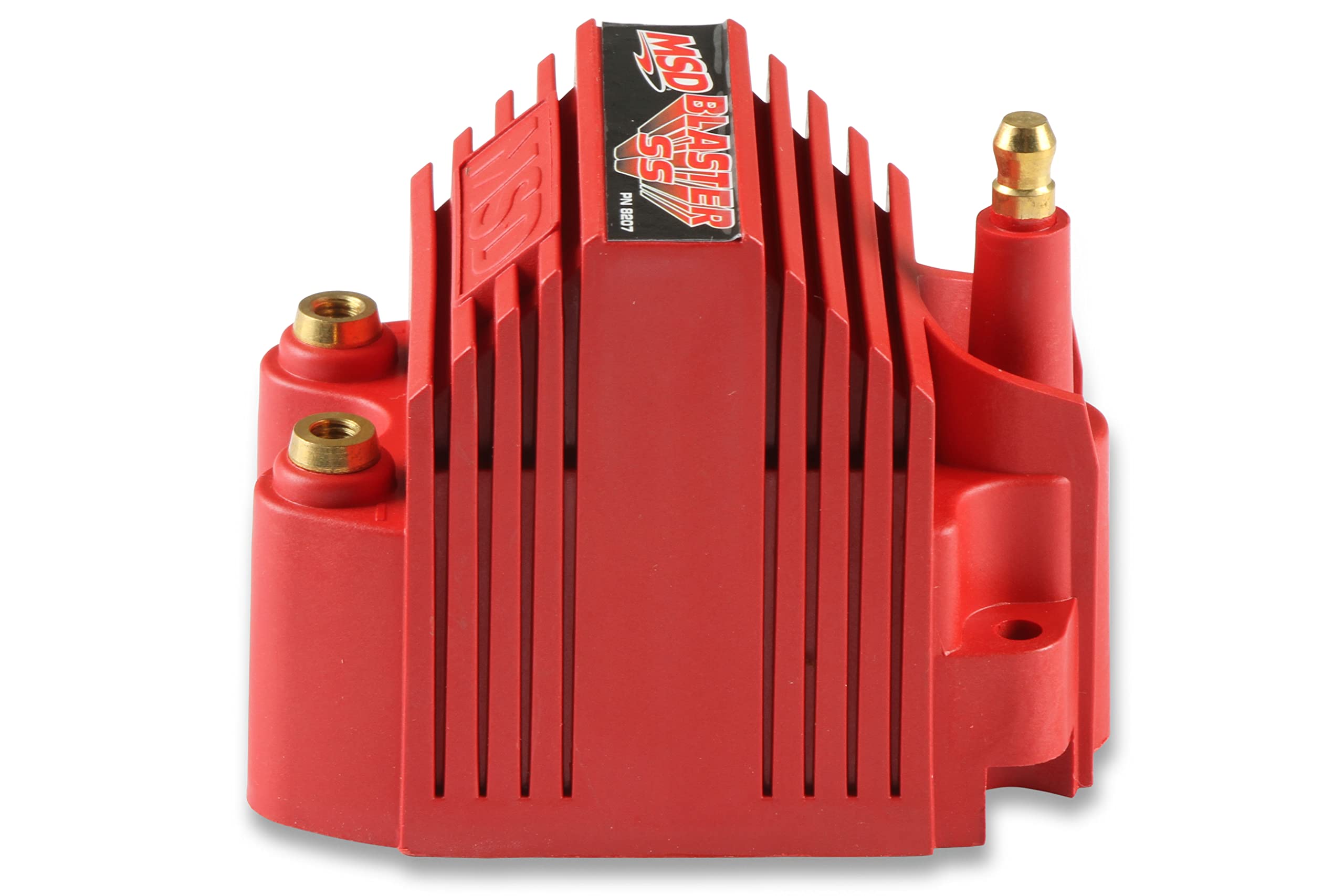 MSD 8207 tall high-voltage tower close-up showing clear connection benefit