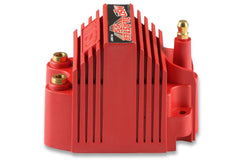 MSD 8207 tall high-voltage tower close-up showing clear connection benefit