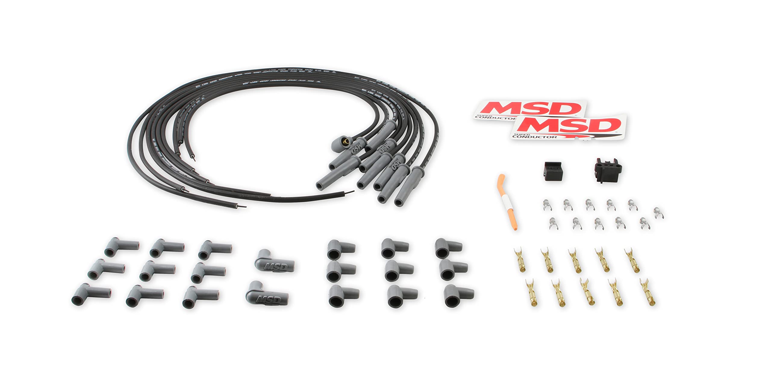 MSD close-up of 8.5mm conductor texture delivering consistent spark transfer