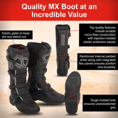 MSR M3X side view highlighting reinforced toe for impact protection