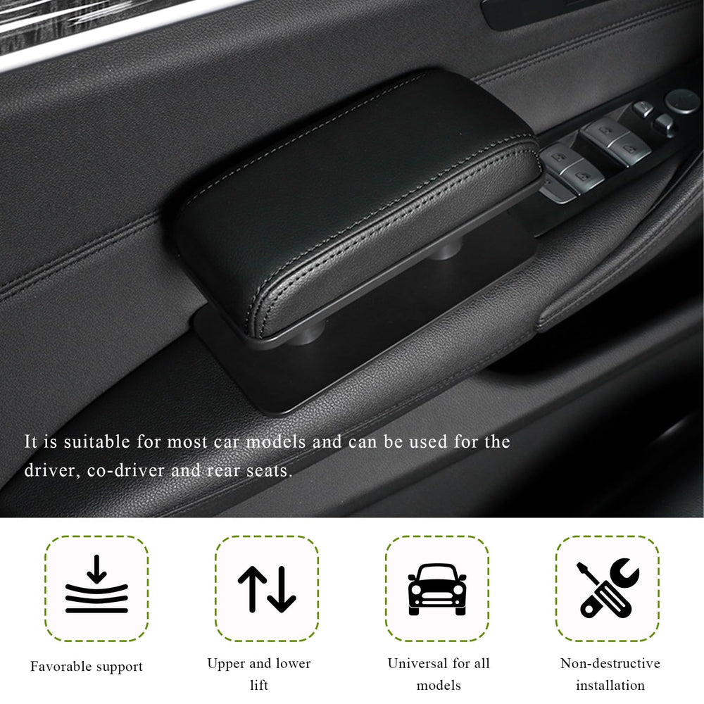 MTRPS lifestyle shot driver resting elbow on pad enhancing driving comfort