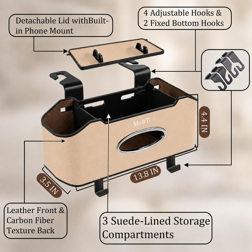 Mu&Ti tissue box slot image showing easy access to tissues for quick use
