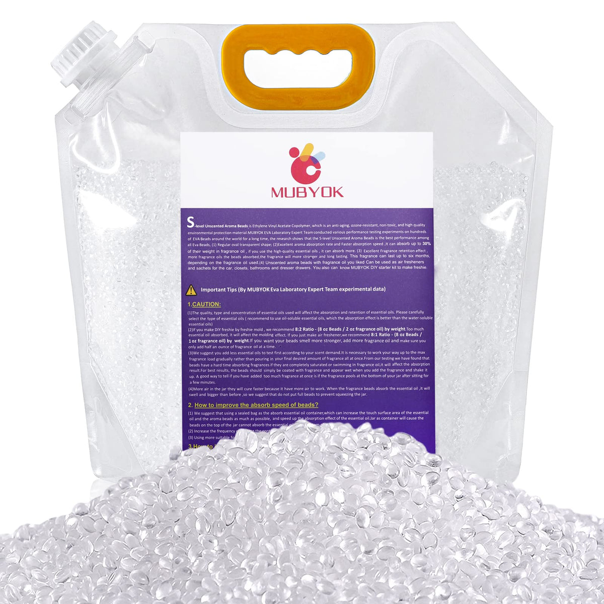MUBYOK front 5lb package showing brand and clean packaging benefit