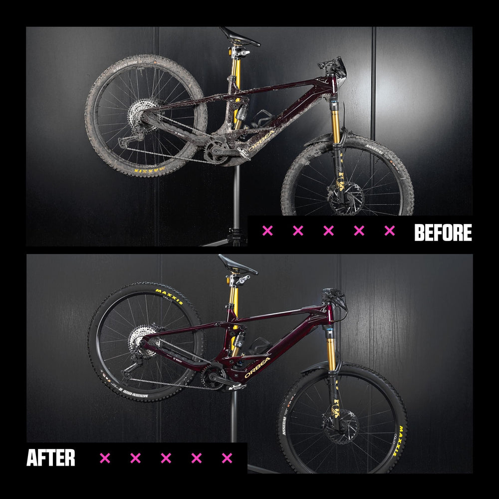 Muc-Off gel texture close-up highlighting concentrated cleaning power