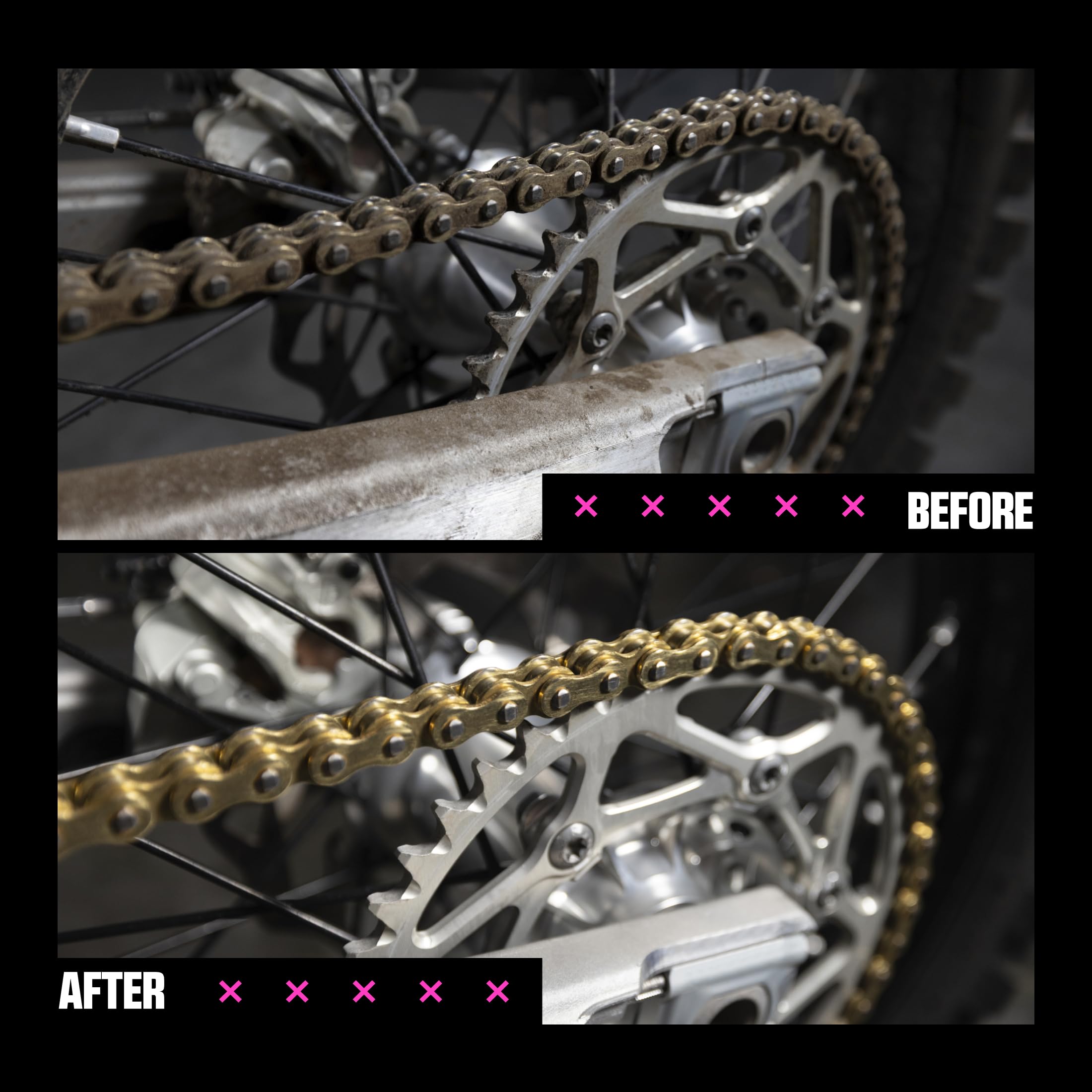 Muc-Off rubberised impact zone protecting paint and components