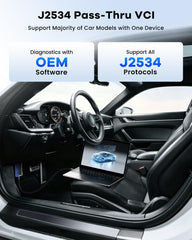 MUCAR 892BT PRO in use on a car dash demonstrating real-time scanning benefits