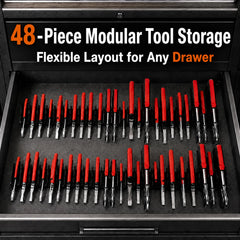Mudygelay close-up of 0.9-inch slot showing smooth edges for jam-free tool removal