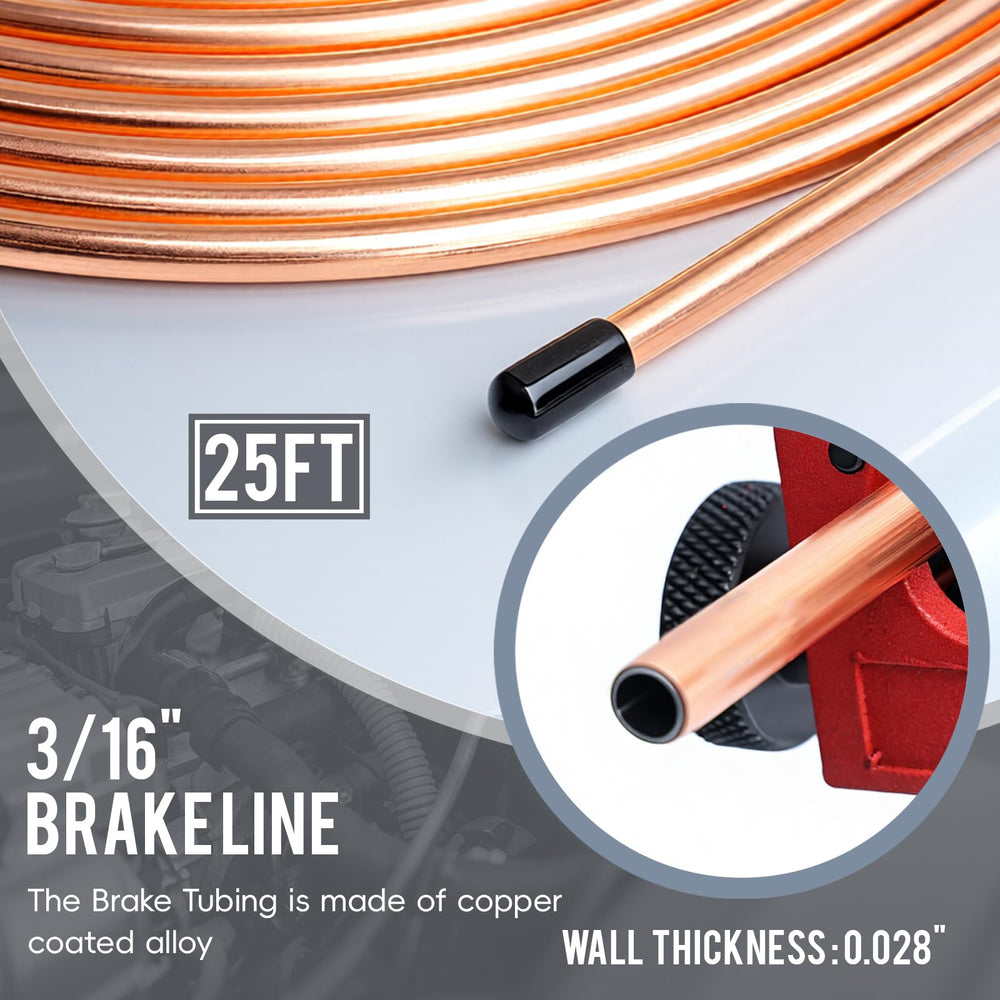 Muelnmey copper-coated tube close-up highlighting corrosion resistance
