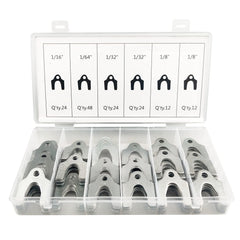 MUFFINMAN front packaging showing the full 144-piece shim set and organizer benefit