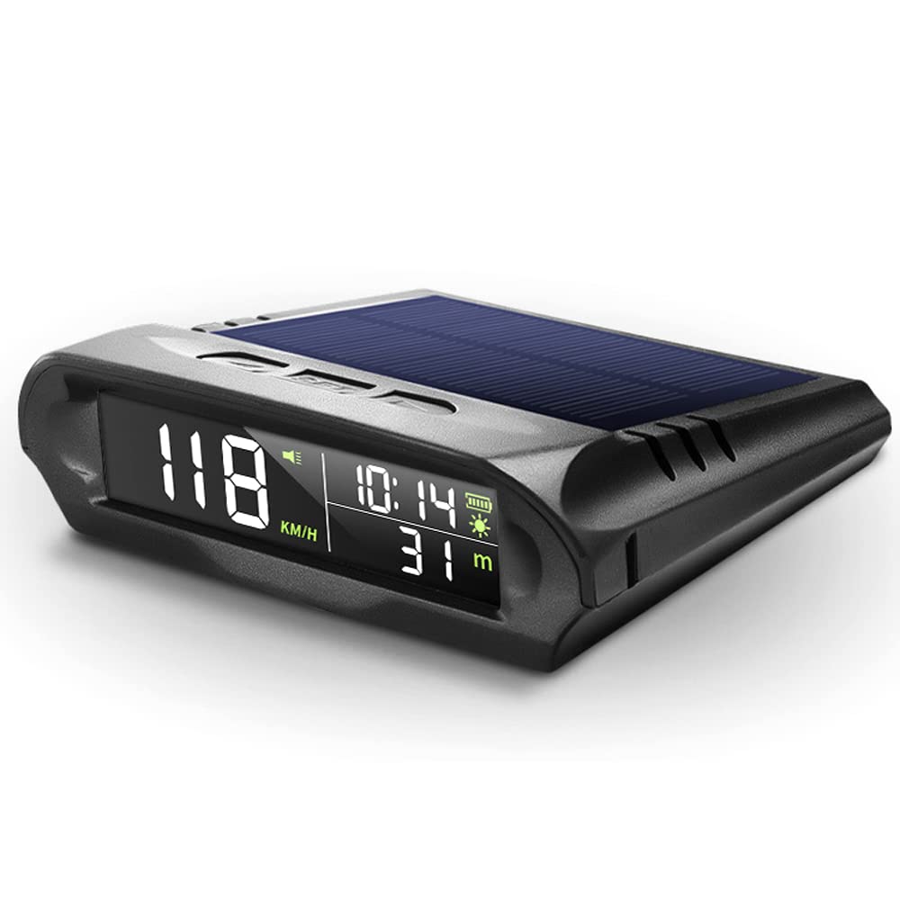 Mulcort front display showing clear speed and time for safer driving
