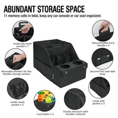 MULISOFT organizer loaded with items showing storage capacity benefit