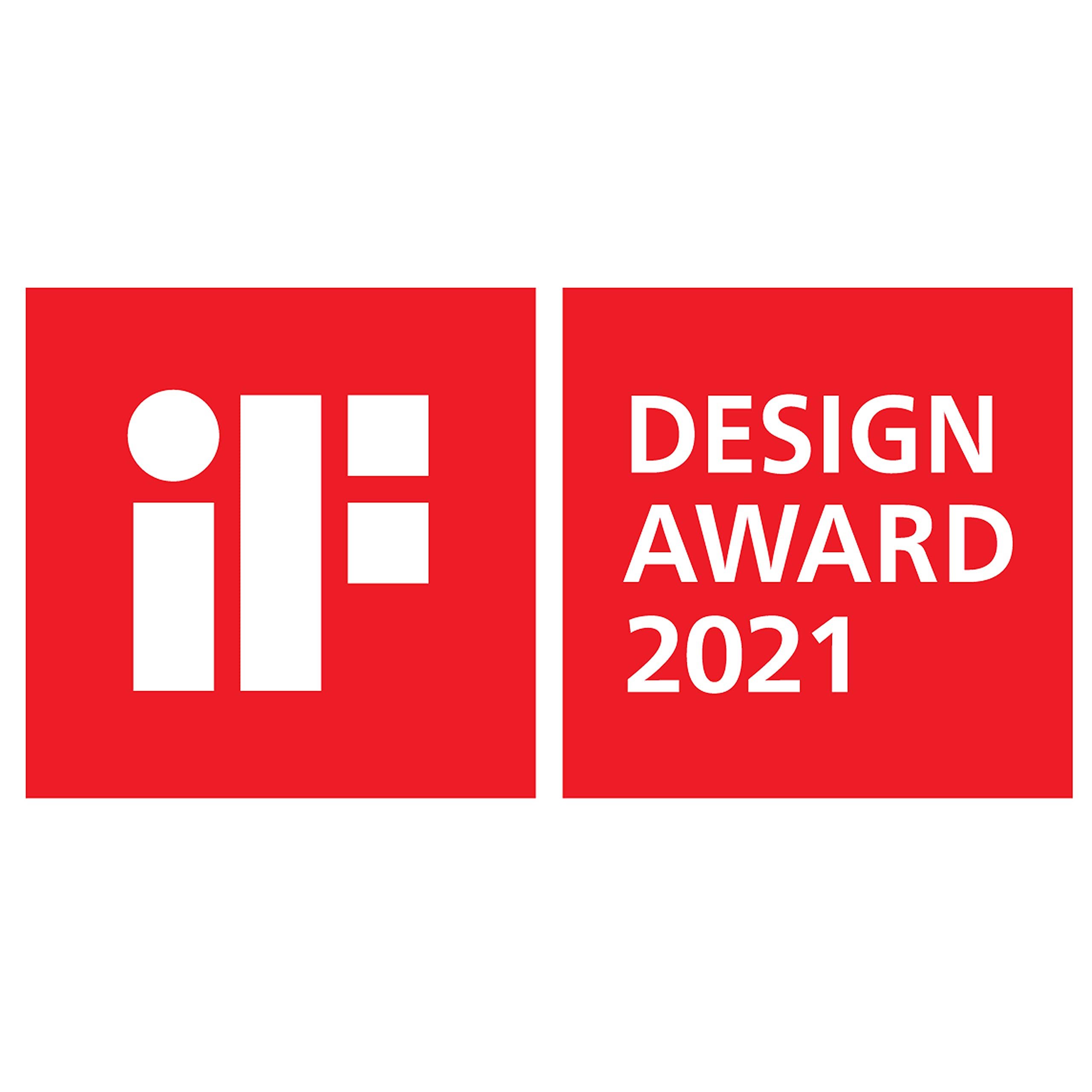 Munchkin Brica iF DESIGN AWARD badge showing recognized product design