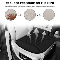 MUQIDA cushion installed on driver seat providing stable added padding