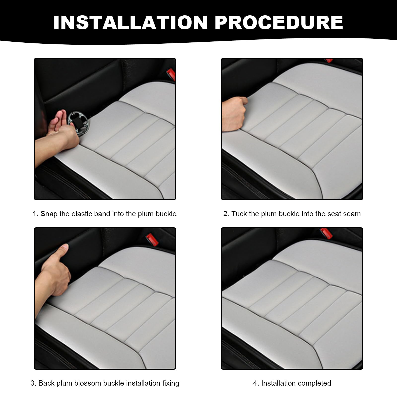 MUQIDA packaging with plum buckle detail for quick secure installation