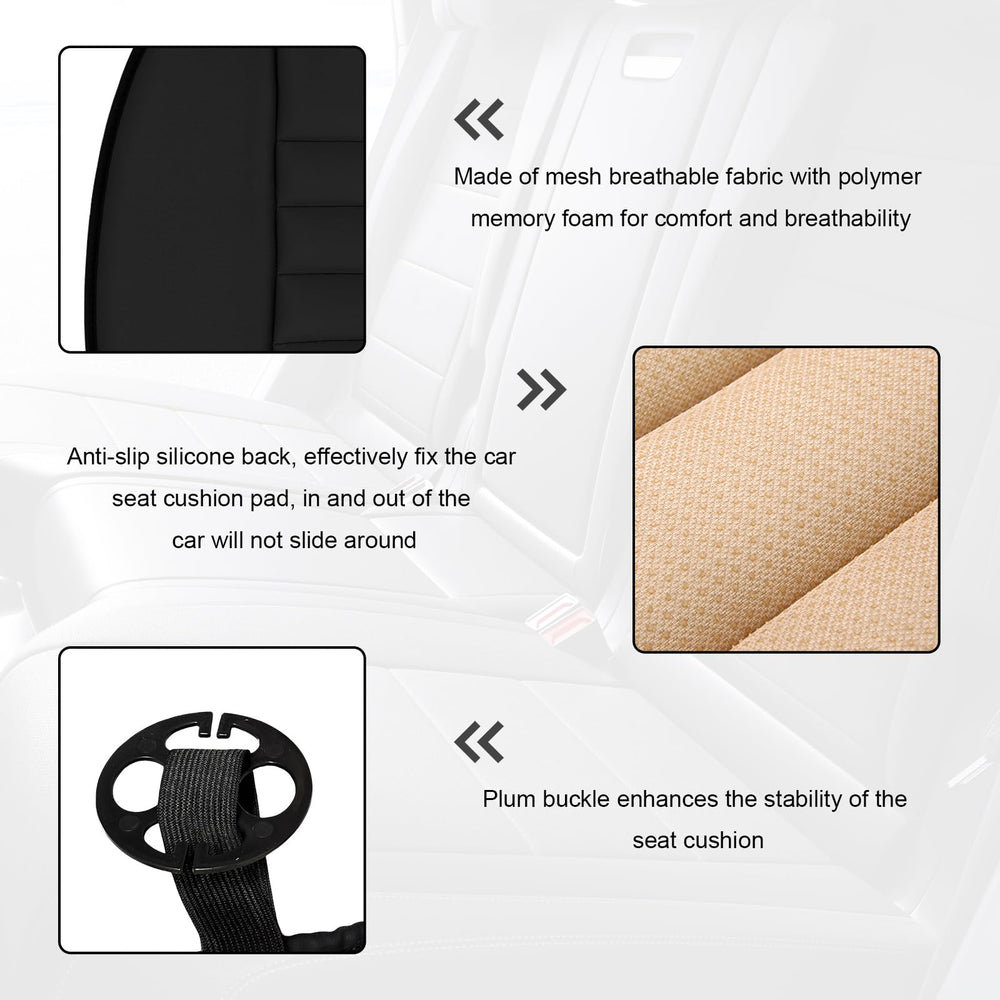 MUQIDA underside with silicone gel particles preventing cushion slippage