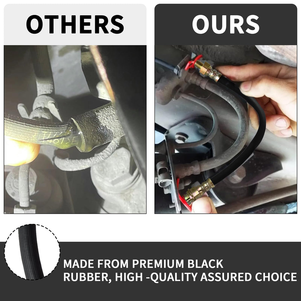 MuRealy hose next to ruler showing 18-inch length for quick fit confirmation