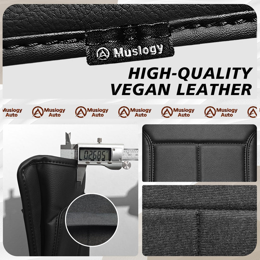 Muslogy stitching detail emphasizing reinforced seams and long-lasting strength