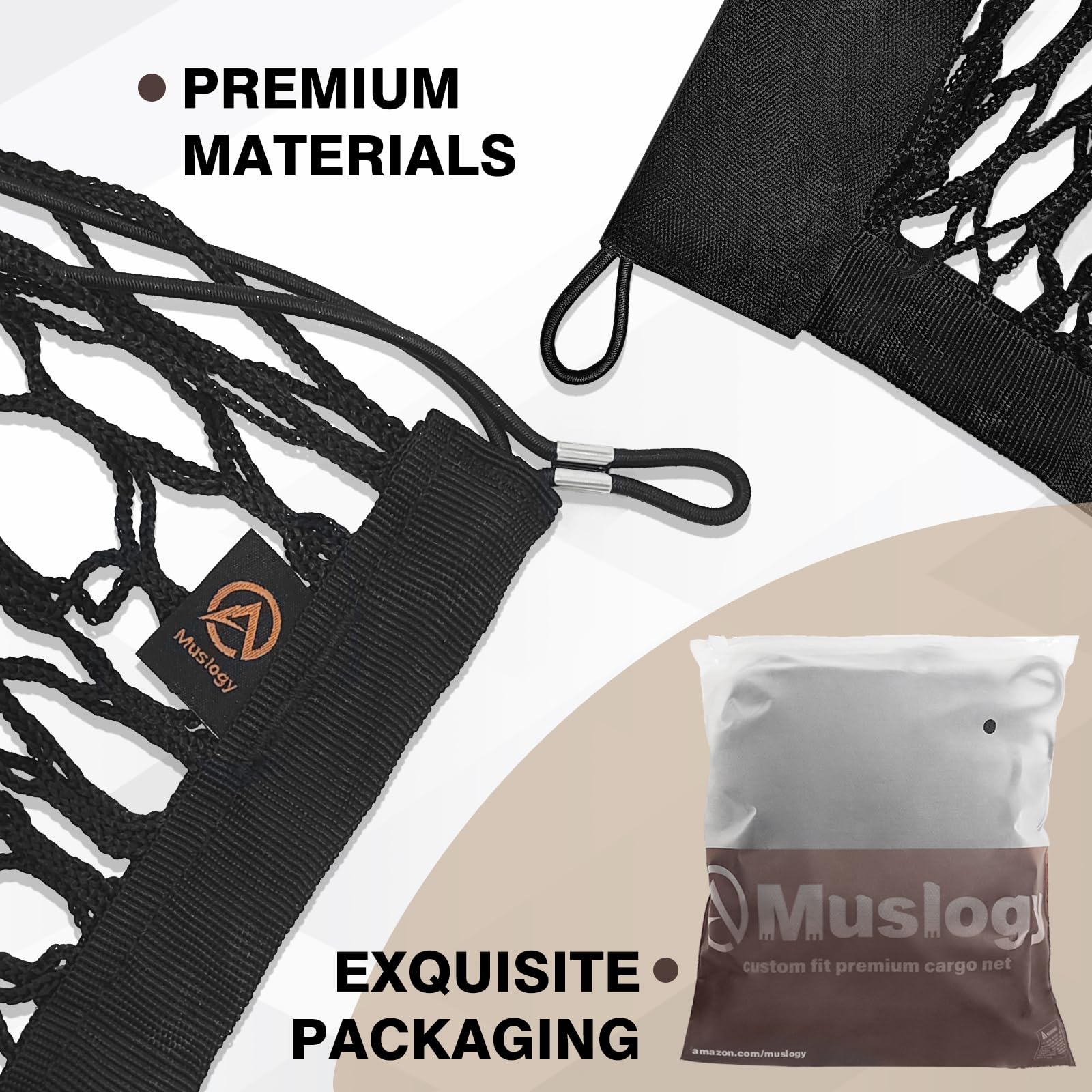 Muslogy envelope pocket detail holding items neatly to prevent sliding