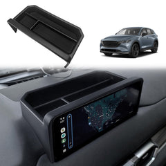 Muslogy front view installed in Mazda CX‑5 console showing neat storage benefit