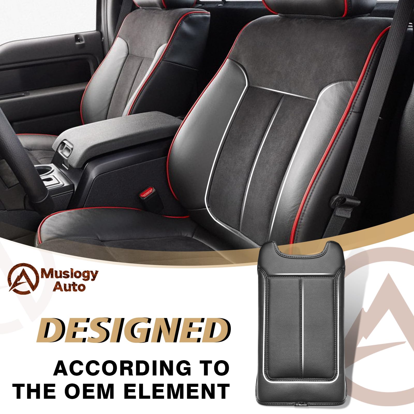 Muslogy installed in Ford F-150 showing improved comfort and interior upgrade